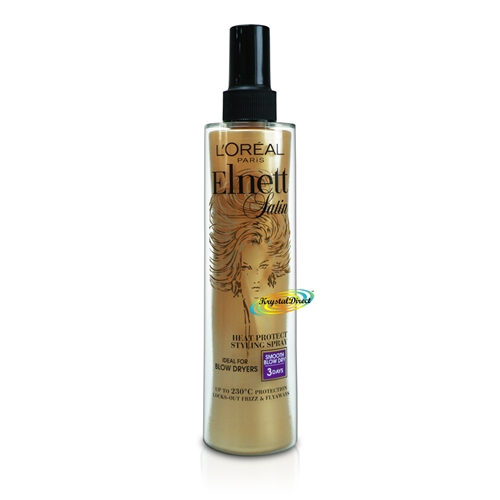 Loreal Elnett Satin Smooth Heat Protect Styling Hair Spray 170ml