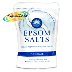 Elysium Epsom Bath Salts Soak Original Natural Magnesium Sulphate 450g