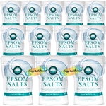 12x Elysium Epsom Bath Salts EUCALYPTUS Magnesium Sulphate Relaxing Soak 450g