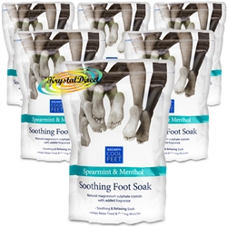 6x Escenti Cool Feet Soothing Foot Soak - Spearmint & Menthol - 450g
