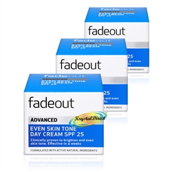 3x Fade Out Advanced Even Skin Tone Day Cream SPF25 50ml Natural Ingredients