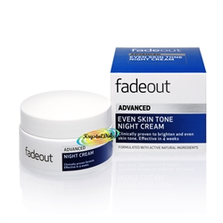 Fade Out Advanced Even Skin Tone Night Cream 50ml Natural Ingredients