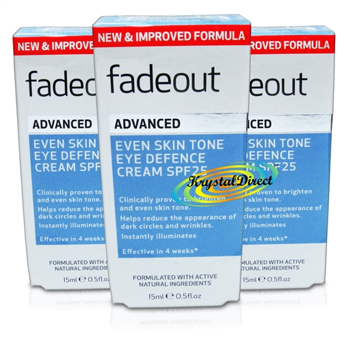 3x Fade Out Extra Care Brightening Eye Defence Cream SPF25 15 ml