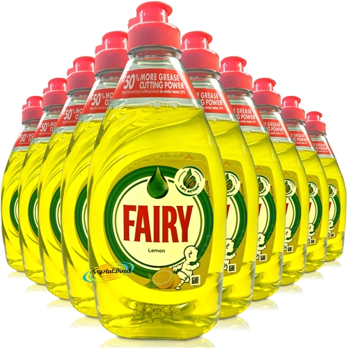 10x Fairy Original LEMON Washing Up Dishwashing Liquid 433ml