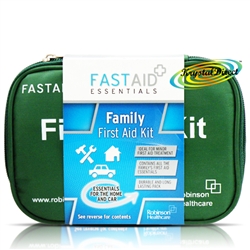 Fast Aid Family Essentials Emergency First Aid Kit For Home Car Travel Sports
