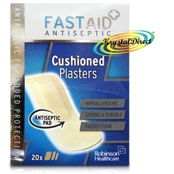 Fast Aid Antiseptic Cushioned 20 Assorted Plasters