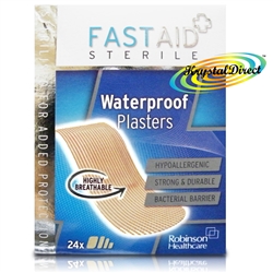 Fast Aid Waterproof Bacterial Barrier Thin Film Durable 24 Plasters