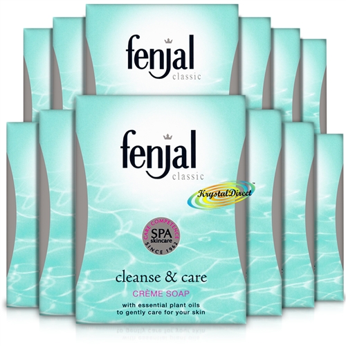 12x Fenjal Classic Luxury Cleanse & Care Creme Soap 100g