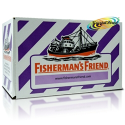 24x Fisherman's Friend Sugar Free Blackcurrant Menthol Lozenges Sweeteners 25g