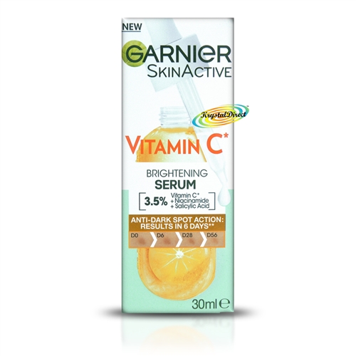 Garnier Vitamin C Serum for Face, Anti-Dark Spots & Brightening Serum 30ml