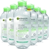 6x Garnier Micellar Cleansing Water GREEN Make Up Remover 400ml - Combination Skin