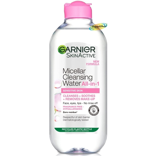 Garnier Micellar Cleansing Water Make Up Remover 400ml - 200 Uses, Perfume Free