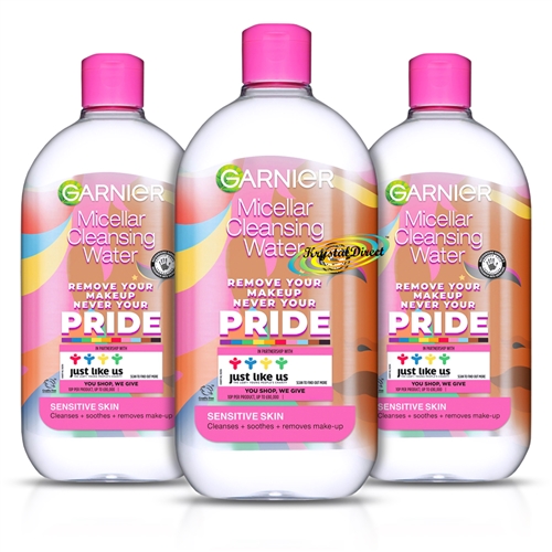 3x Garnier Micellar Cleansing Water Cleansing Soothing for Sensitive Skin 700ml