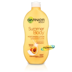 Garnier Summer Body Deep Even Tan Moisturiser Lotion 400ml Apricot Extract
