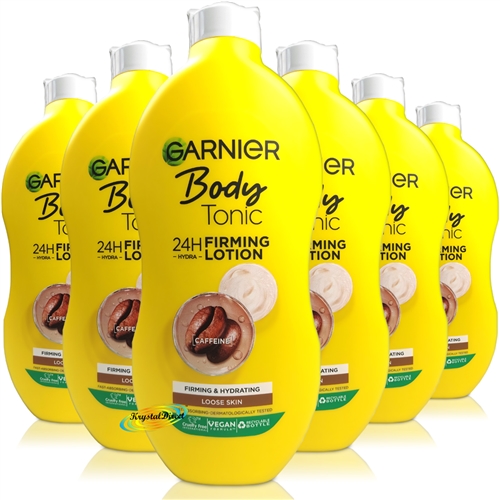 6x Garnier Body Tonic Firming Hydrating Lotion 400ml