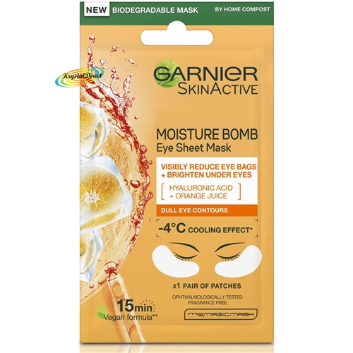 Garnier Moisture Bomb Eye Tissue Mask - Orange Juice