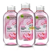 3x Garnier Rose Water Soothing Toner 200ml for Dry & Sensitive Skin