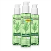 3x Garnier Organic Refreshing Lemongrass Detox gel Wash 150ml