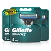 3x Gillette Mach3 Pack of 4 Replacement Shaving Razor Blades 100% Genuine