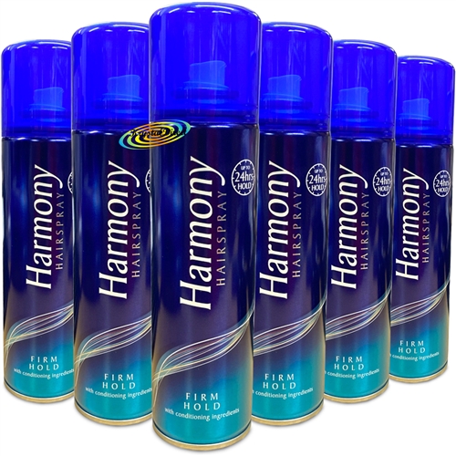 6x Harmony Firm Hold Hair Spray 300ml