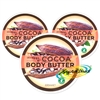 3x DermaV10 Vegan Cocoa Body Butter Moisturiser 220ml