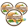 3x DermaV10 Vegan Coconut Body Butter Moisturiser 220ml