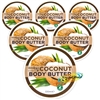 6x DermaV10 Vegan Coconut Body Butter Moisturiser 220ml