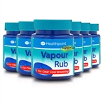 6x Healthpoint Vapour Rub Ointment Congestion Relief Eucalyptus & Menthol 100g