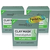 3x Derma V10 Purifying Eucalyptus Facial Face Clay Mask 50ml