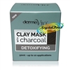 Derma V10 Detoxifying Charcoal Facial Face Clay Mask 50ml