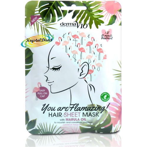 Derma V10 You Are Flamazing Hair Sheet Mask with Marula Oil Vegan