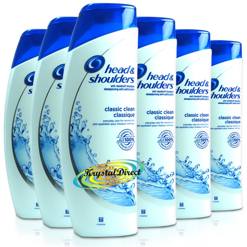 6x Head & Shoulders Classic Clean Anti-Dandruff Normal Hair Shampoo 400ml