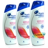 3x Head & Shoulders Smooth & Silky Anti-Dandruff Shampoo 400ml