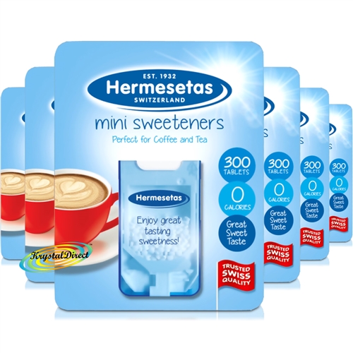 6x Hermesetas Liquid Sweetener 200ml - Vegan, Gluten Free, Kosher, 0  Calories 