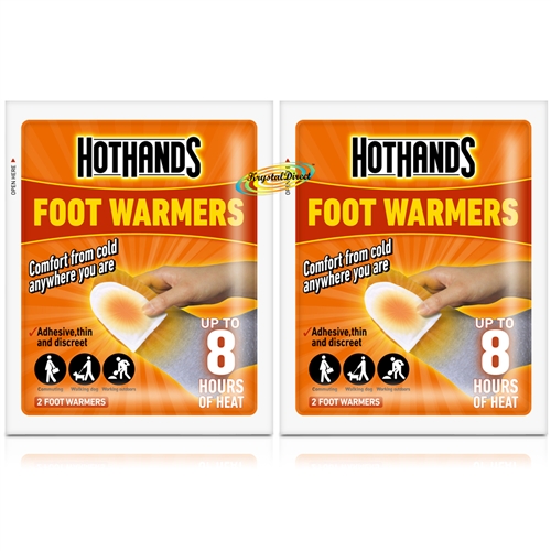 Hot Hands FOOT WARMERS 2 Pairs