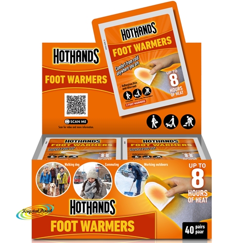 Hot Hands FOOT WARMERS 40 Pairs