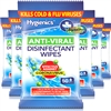 6x Hygienics Anti Viral Surface Disinfectant Wipes - Kills Bacteria - 50 Wipes