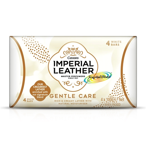 4 Bars Of Cussons Imperial Leather GENTLE CARE Bar Soap 100g - Rich & Creamy