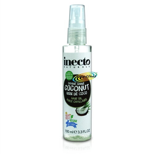 Inecto Naturals Divine Shine Organic Coconut Hair Oil Spray 100ml