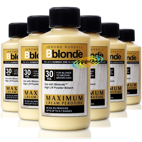 6x B Blonde Cream Peroxide 30vol 9% 75ml