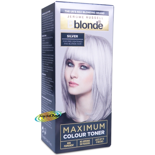 Jerome Russell BBlonde Maximum Colour Toner SILVER - Lasts Up To 8 Washes