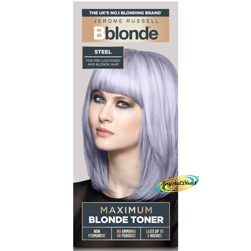 Jerome Russell BBlonde Maximum Colour Toner STEEL - Lasts Up To 8 Washes