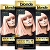 3x Jerome Russell BBlonde Maximum Colour Toner ROSE GOLD - Lasts Up To 8 Washes