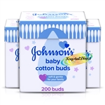 3x Johnsons Baby Cotton 200 Buds Gentle Delicate Skin