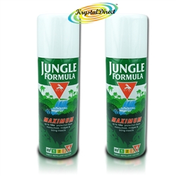 2x Jungle Formula Maximum Aerosol Insect Repellent Spray 150ml IRF 4 50% DEET