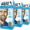 3x Just For Men M25 Light Brown Moustache & Beard Facial Hair Colour Dye