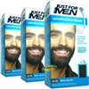 3x Just For Men M55 Real Black Moustache & Beard Facial Hair Colour Gel Dye