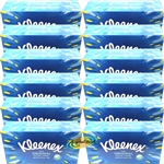 12x Kleenex Original Extra Large 3 Ply Tissues Twin Pack - 324 Tissues