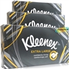 3x Kleenex Extra Large 2 Ply Facial 90 Tissues