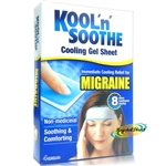 Kool 'n' Soothe Soft Gel Immediate Cooling Migraine Headache Sprain Pain Relief
